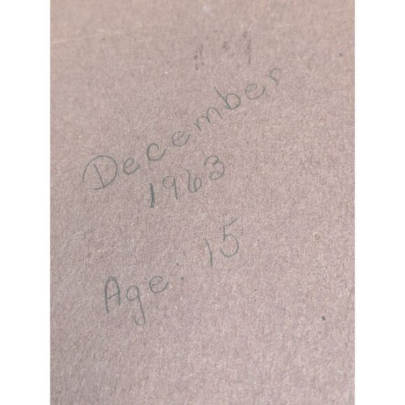 Vintage Paint by Numbers Art Panels 1960s Unfinished Blue Boy Pinky - Picture 9 of 13